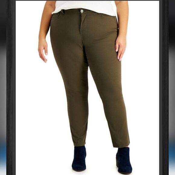 Style & Co Plus Size Mid-Rise Straight Jeans Sz 20W = 38x30 - Picture 1 of 14